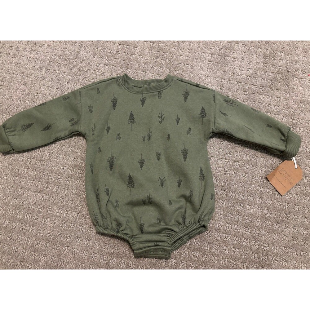 Grayson Collective Sweater Bubble Romper